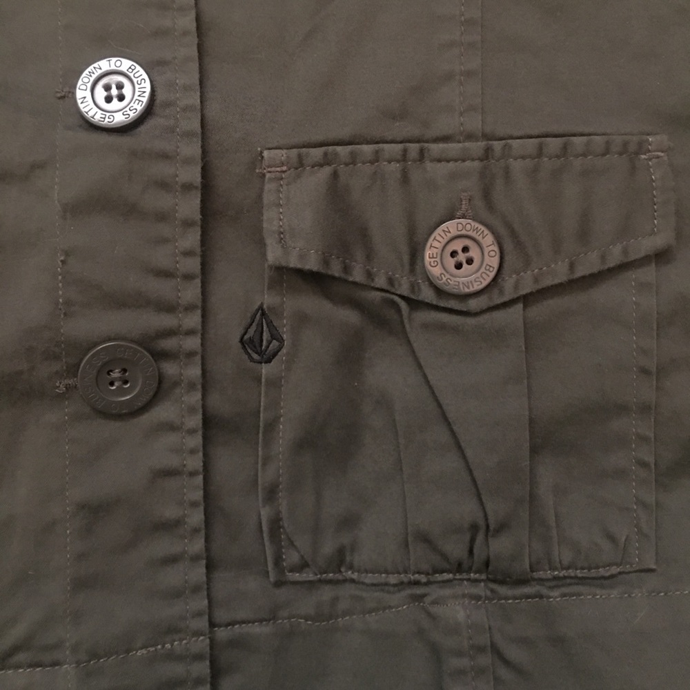 Volcom Button Up Jacket - Picture 3 of 7